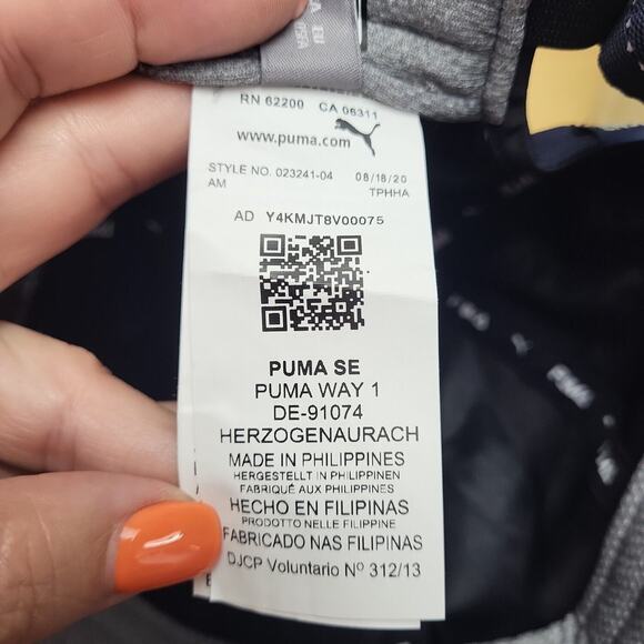 Puma Golf Mens Blue Lightweight Adjustable Strapback Baseball Cap - Picture 6 of 7